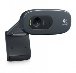 Webcam Logitech C270, 1.3MP Sensor, Video: 1280 x 720 pixels, Photos: up to 3.0 , 960-000635