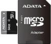 Card de memorie A-Data Premier MicroSDXC UHS-I U1, Cls 10, 64GB + adaptor SD, AUSDX64GUICL10-RA1
