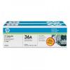 Cartus toner hp 36a dual pack black