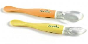 TWO SILICON SPOON NUVITA 1403, NU-PPPL0002