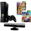 Consola Microsoft Xbox 360 Standard System, 4GB + Kinect + Joc Adventures + Joc Joy Ride  S4G-00034