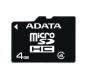CARD MICRO SECURE DIGITAL ADATA, 4GB (Class 4), AUSDH4GCL4-R