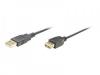 Hi-Speed USB Extension Cable Manhattan A Male -A Female, 3 m, Black, 390323
