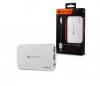 Acumulator extern CANYON, White color portable battery charger with 7800mAh, micro USB, CNE-CPB78W