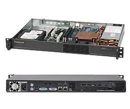 SERVER Supermicro CHASSIS 1U, 4x 2.5inch, Internal Drive Bays, 200W, BLACK, CSE-510-200B