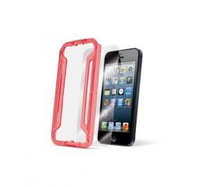 Folie protectoare cu cadru aplicator pentru iPhone 5, PERFETTOIPHONE5