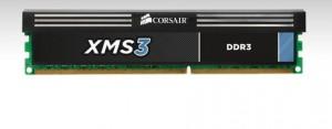 MEMORIE CORSAIR DDR III, 8GB, PC3-12800, XMS3, 1600MHz, CMX8GX3M1A1600C11