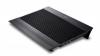 Stand notebook DeepCool 17 inch -  2 x fan 140mm, 4 x USB, plastic - aluminiu, black, N8BLACK