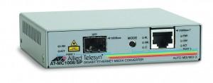 Allied Telesis AT-MC1008/SP 1000T Gigabit Ethernet to fiber SFP standalone media converter AT-MC1008/SP ALLIED, AT-MC1008/SP
