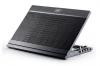 Stand notebook DeepCool 17 inch - 1 x fan 180mm, 4 x USB, plastic - aluminiu, black, N9 BLACK