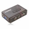 Ek-uak2 switch edimax  kvm 2 porturi usb si suport audio/mic (cabluri