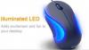 Mouse A4TECH Q3-320-1 USB, GlassRun, Full Speed, 2X Rate, Buton GESTURE 8 functii, Black (Blue Light), Q3-320-1