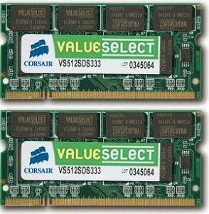 Memorie laptop Corsair SODIMM DDR2, 2048(2x1024) MB VS2GSDSKIT667D2, SODC2GBVK667