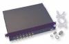Patch Panel AMP SC Duplex, 19 Inch, 1U, 300mm adancime, 24 porturi, Nepopulat, Negru, 0-1206343-4