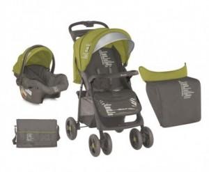 SET 2 IN 1 CARUCIOR FOXY culoare Beige & Green Beloved Baby, 1002038 1436