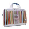 Laptop Case CANYON CNL-NB13S + Stripes Key Chain for Laptop 13.3 Inch, White with Color Stripe