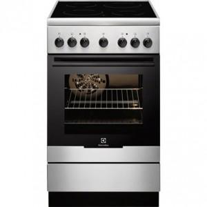 Aragaz Electrolux EKC52500OX, electric, plita vitroceramica, grill, INOX