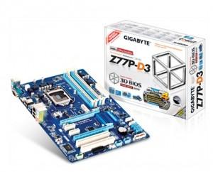 Placa de baza Gigabyte  GA-Z77P-D3 Intel Z77 LGA1155