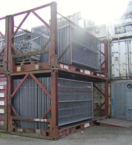 Container cu barne plate