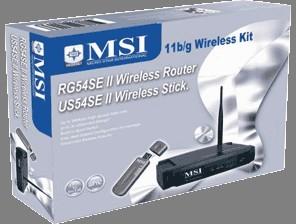 Wireless Router Msi Rg54se Ii+us54se Ii, MSI, 8462 - SC EBONO ELECTRONICS  SRL