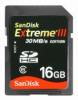Sd card sandisk extreme iii 16gb