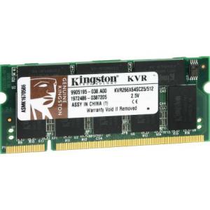 Sodimm 512mb Ddr Pc2100 Kingston Kvr266x64sc25/512