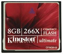 Compact Flash Card Kingston 8gb Ultimate 266x Cf/8gb-u2