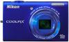 Nikon coolpix s6200 albastru + card sd 8gb sandisk +