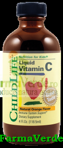 Vitamina C Lichida Copii 118,5ml Imunitate Child Life Secom, SECOM, 5079 -  SC FARMA VERDE NET SRL