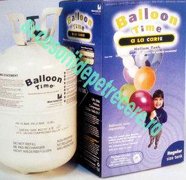 Butelie cu heliu de unica folosinta pentru 30 baloane