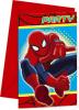 Set 6 invitatii de petrecere party copii cu plicuri ultimate spiderman