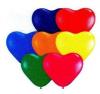 Baloane inimioare colorate 30cm set 100buc ASORTATE