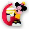 Lumanare de tort cifra 6 Mickey Mouse