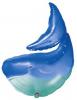 Balon folie metalizata balena albastra