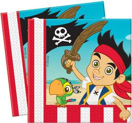 20 servetele 33x33cm JAKE&THE NEVERLAND PIRATES