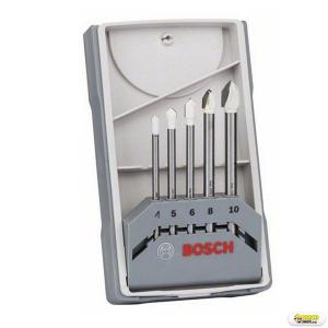 Set burghie Bosch placi ceramice, 5 bucati, 4,5,6,8,10 mm  Bosch