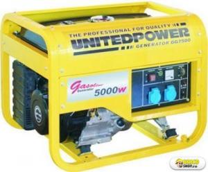 Generator Stager GG 7500-3 E+B - putere 5000W, benzina, pornire electrica, trifazat