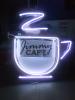 Ceasca de cafea  dintub de neon