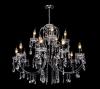 CANDELABRU CRISTAL MODEL  AURORA  10 +5BRATE NICHEL