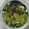 Confectii metalic green opalescent