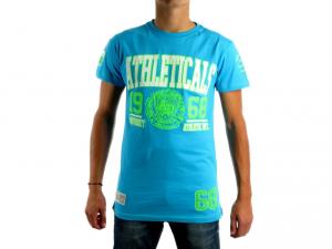 Tricou ATHLETICALS DENIM  - jfluo turquoise turquoise green