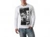 T-shirt maneci lungi calvin klein barbati - cmp 80q whit