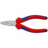 Cleste cu falci plate, scurte, late vopsite 140 mm maner multicomponent 20 02 140 KNIPEX