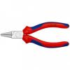 Cleste cu varfuri rotunde 140 mm cromat cu maner bimaterial 22 05 140 KNIPEX