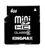 Card memorie kingmax mini-sd 4gb
