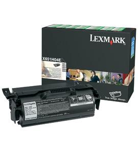 Cartus Lexmark X651H04E Black