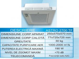 Purificator de aer pentru tavan fals TF 2700, Airone - SC DORASERV SRL