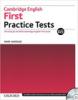 Cambridge english first practice tests: with key and audio