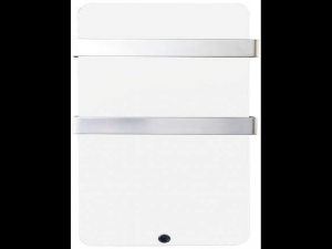Panou radiant MAGNUM Glassheat Bathroompanel 600W 48x109x14cm alb, termostat inclus