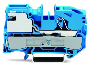 1-conductor N-disconnect terminal block; 16 mmA&sup2;; Push-in CAGE CLAMPA&reg;; 16,00 mmA&sup2;; blue